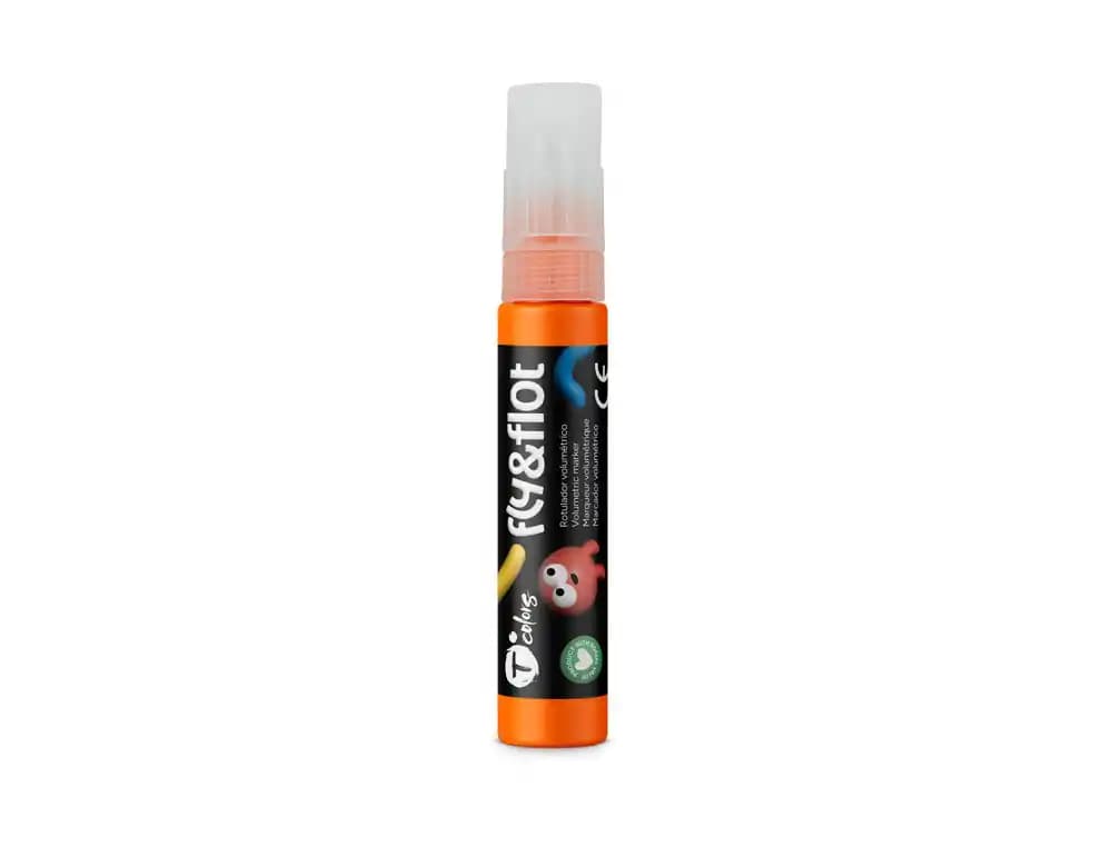 Tcolors Rotulador tcolors fly&flot efecto 3d volumetrico 25 ml color naranja