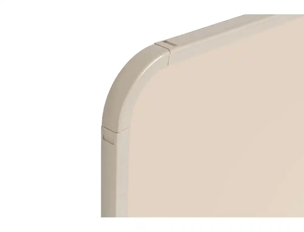 Pizarra blanca bi-office easy magnetica con rotulador color beige 279x355 mm