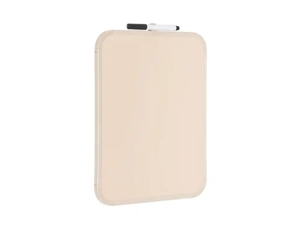 Pizarra blanca bi-office easy magnetica con rotulador color beige 279x355 mm