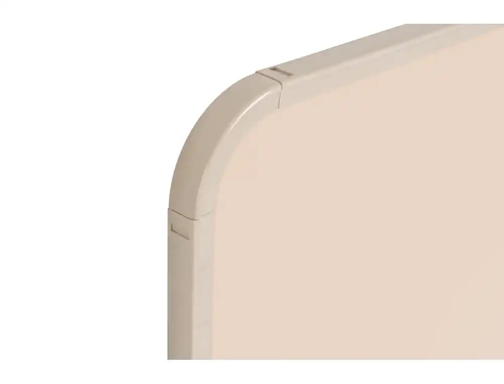 Pizarra blanca bi-office easy magnetica con rotulador color beige 279x355 mm
