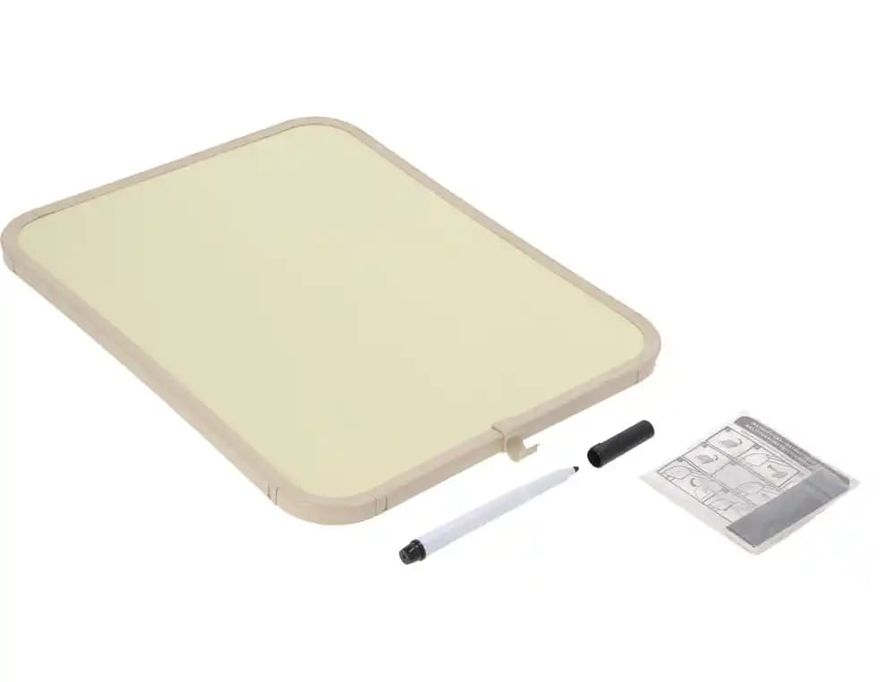Pizarra blanca bi-office easy magnetica con rotulador color amarillo 279x355 mm