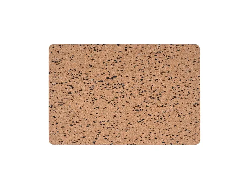 Bi-Office Tablero de corcho Bi-Office ECO sin marco y de doble cara, con goma EVA negra, 600 × 400 mm
