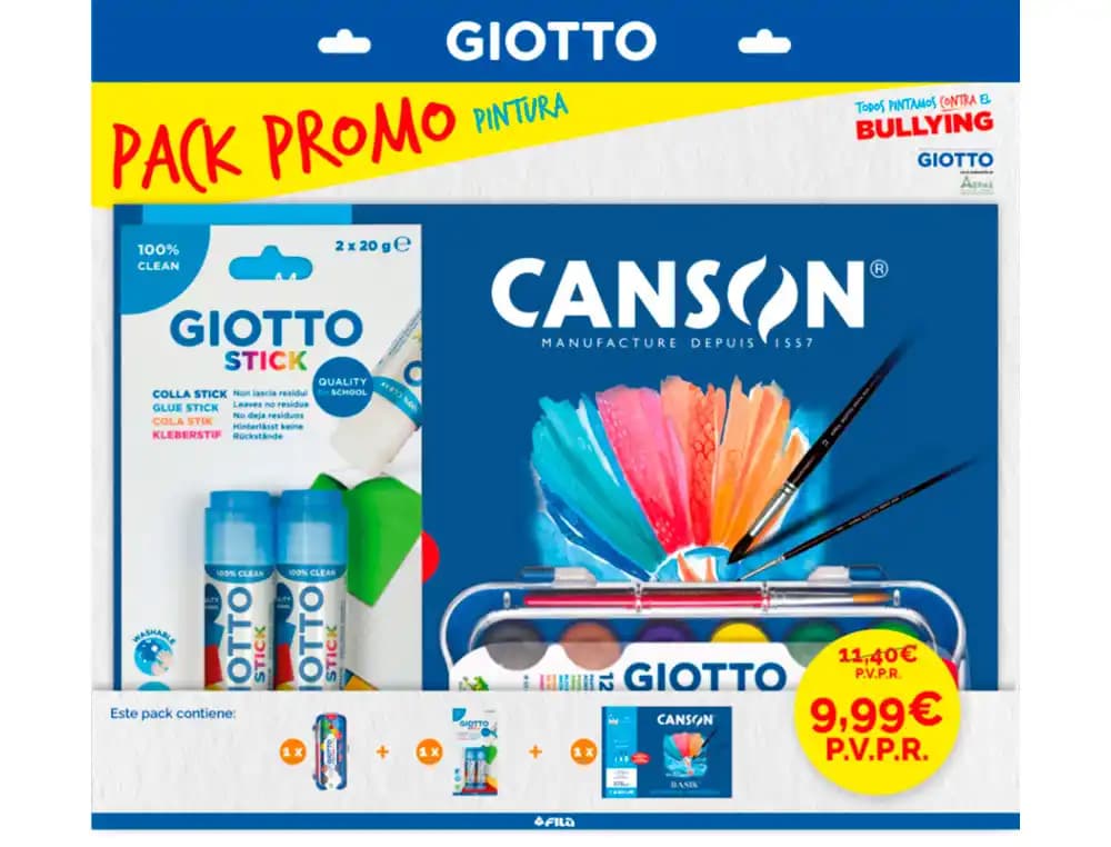 Giotto Pack de pintura giotto promo