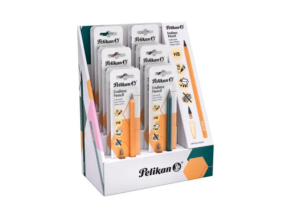 Pelikan Lápiz de grafito infinito Pelikan Endless HB expositor de 12 unidades