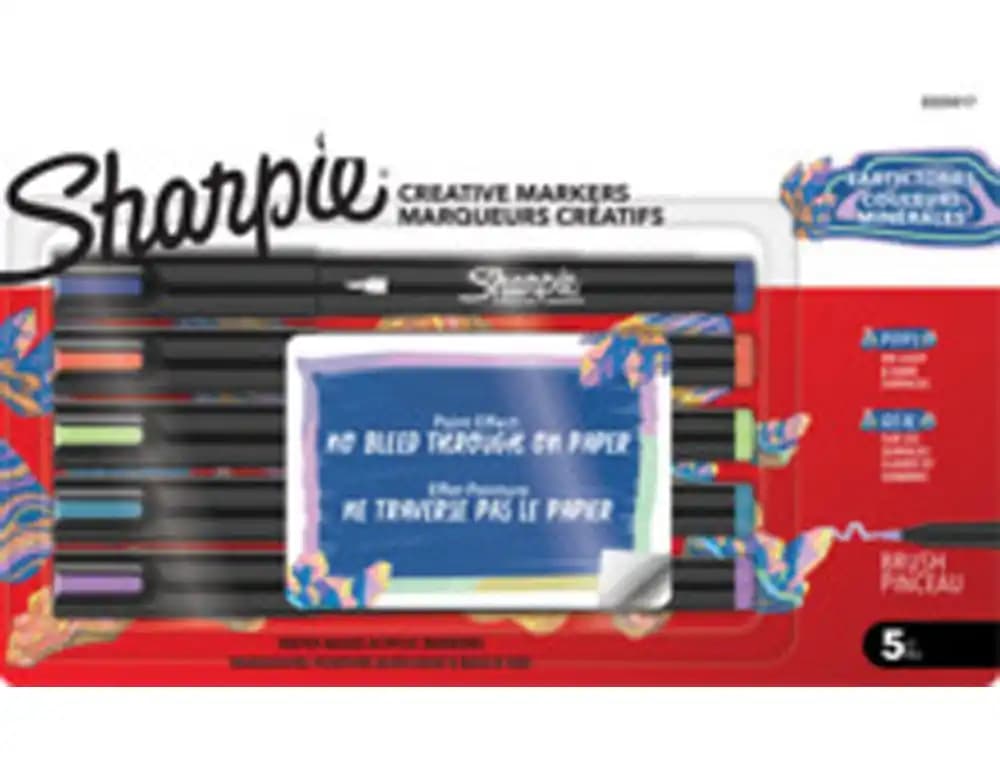 Sharpie Rotulador sharpie acrilico creative markers bull blister de 5 unidades colores surtidos