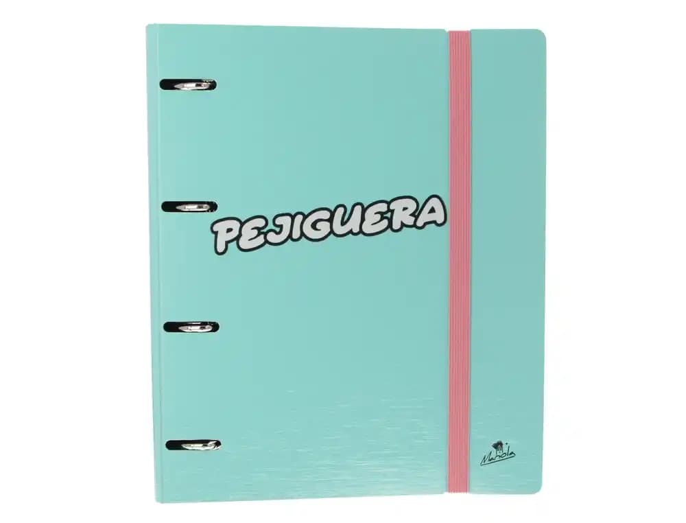 Carpeta 4 anillas 40 mm mixtas mariola polyfoam din a4 sin recambio pastel palabras