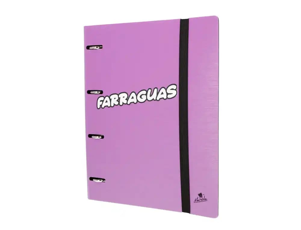 Carpeta 4 anillas 40 mm mixtas mariola polyfoam din a4 sin recambio palabras