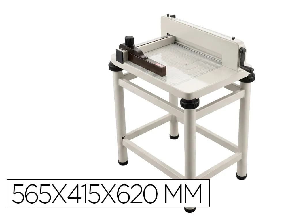 Q-Connect Mesa para guillotina Q-Connect KF16916 manual professional largo de corte 330 mm medidas 565x415x620 mm