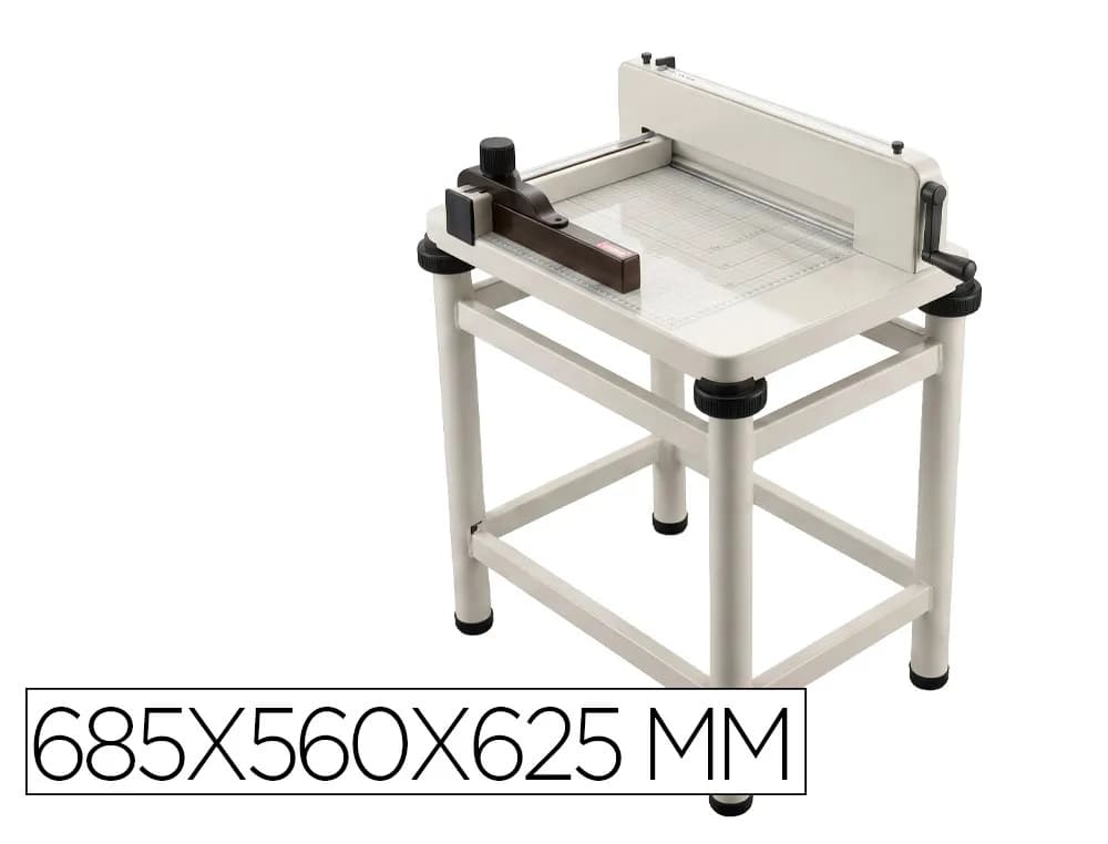 Q-Connect Mesa para guillotina Q-Connect KF14297 manual professional largo de corte 430 mm medidas 685x560x625 mm
