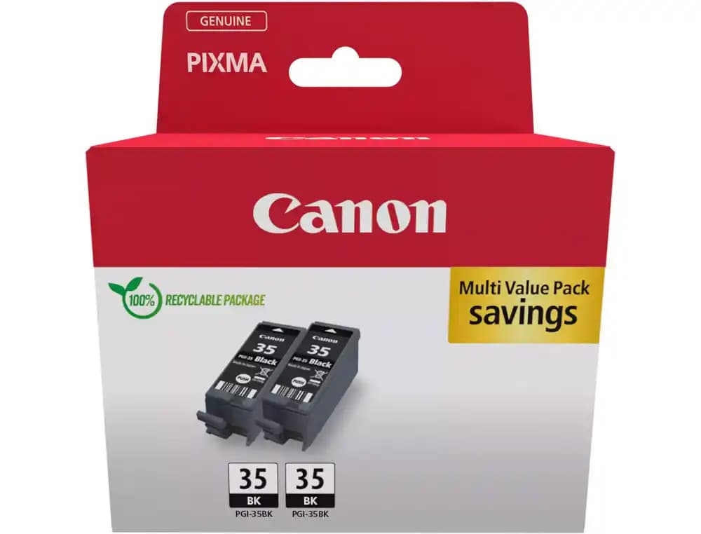 Canon Ink-jet canon pgi-35 pixma ip100/110/tr150/maxify bx110 negro multipack 2 unidades