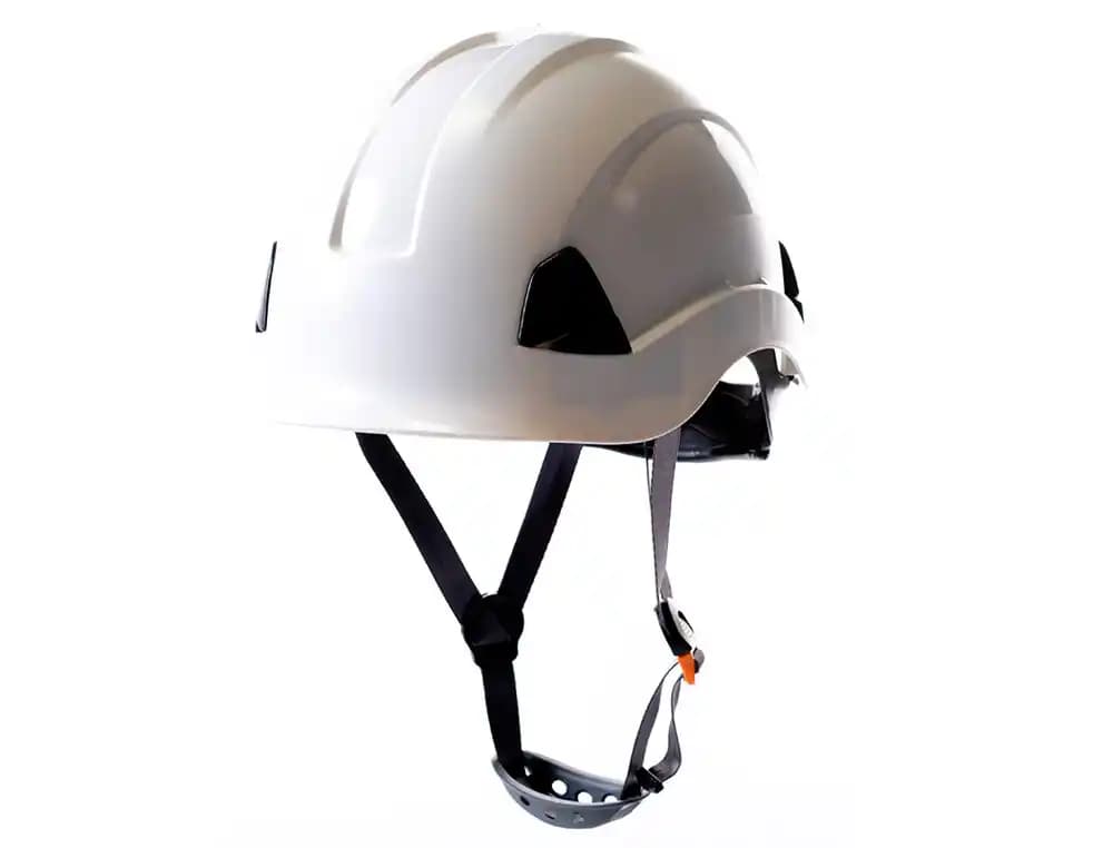 Safetop Casco 1000v Safetop climber sin visera con barboquejo en397/en50365 blanco