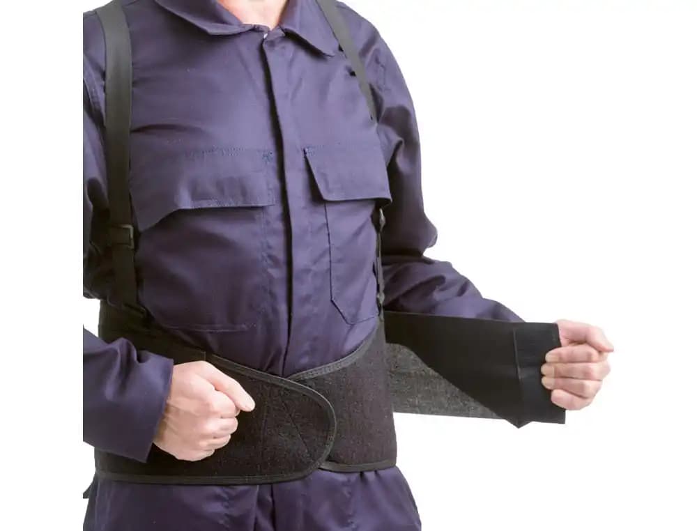 Safetop Faja lumbar Safetop elastica con velcro y tirantes l