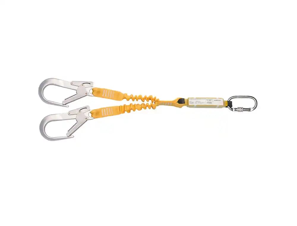 Safetop Cinta elastica doble Safetop 1,78 m con absorbedor y mosquetones