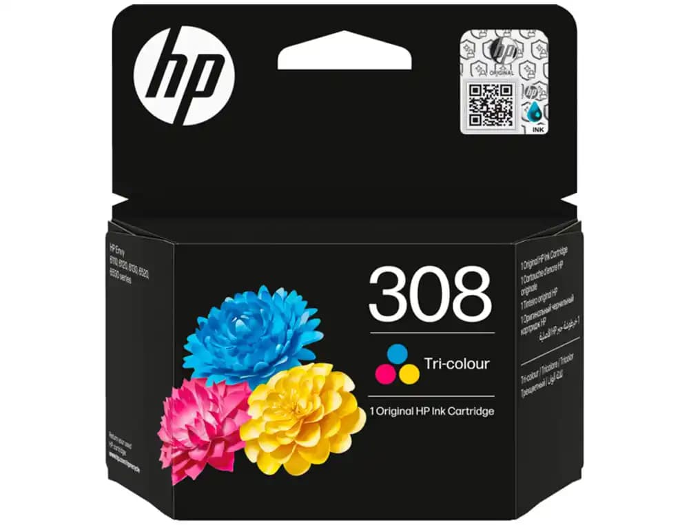 Hp Ink-jet hp 308 envy 6110/6120/6130/6520/6530 tricolor 120 paginas