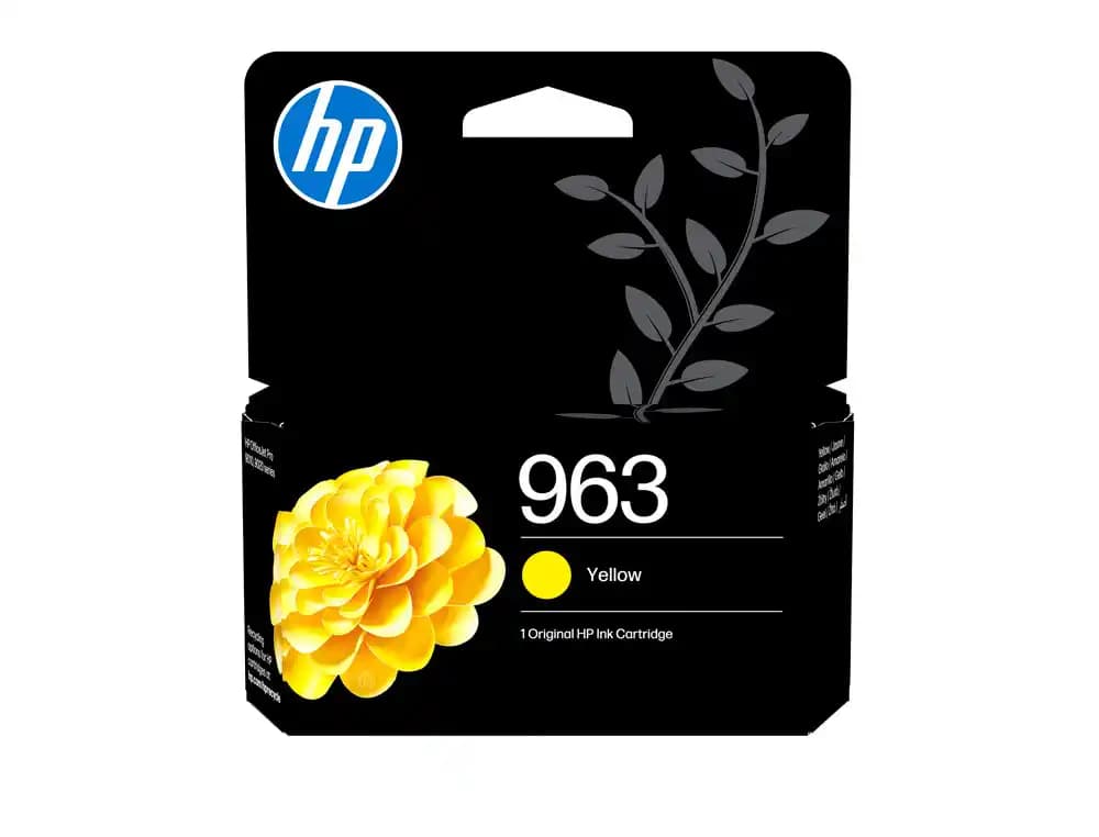 Hp Ink-jet hp 963 officejet pro 9010/9020/9022/9023/9025 amarillo 700 hojas