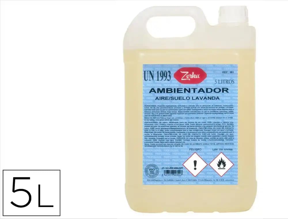 Zorka Ambientador Zorka aire/suelo lavanda garrafa 5 litros