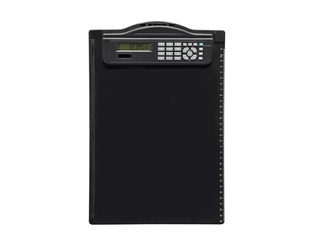 Maul Portanotas plastico maul din a4 con calculadora color negro