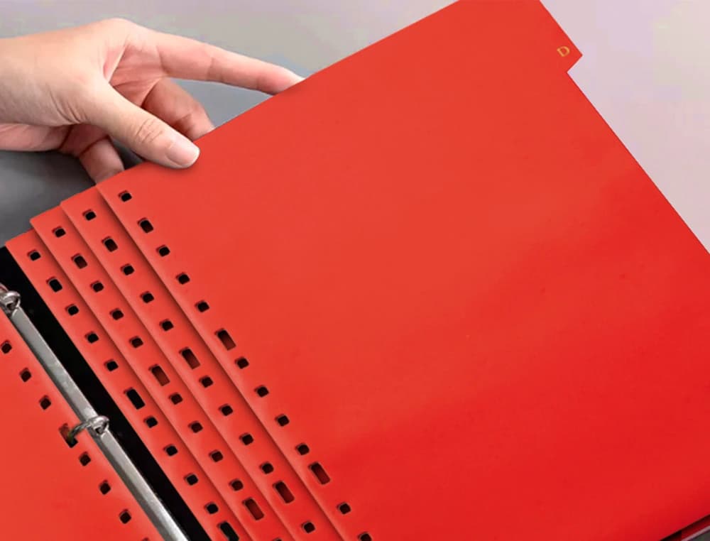 Separador liderpapel plastico alfabetico a-z cuarto