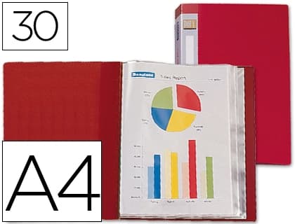 Liderpapel Carpeta liderpapel personaliza 30 fundas polipropileno din a4 lomo personalizable