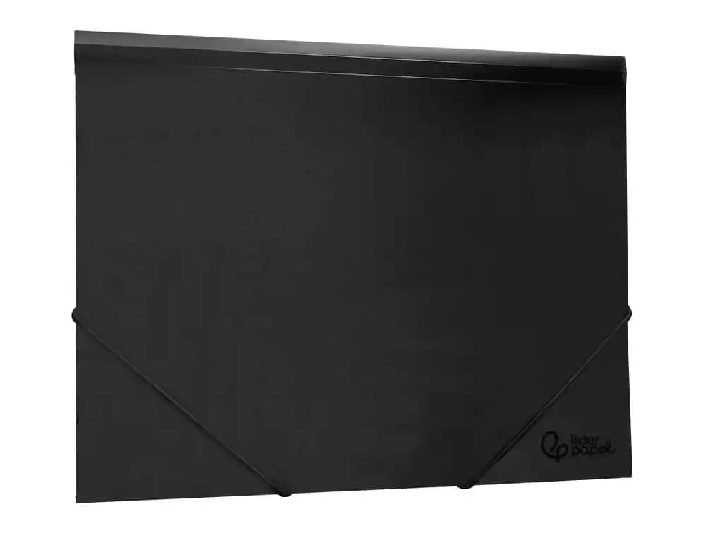 Carpeta liderpapel gomas tres solapas polipropileno color opaco
