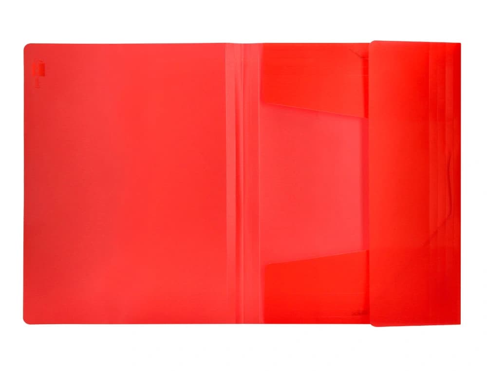 Carpeta liderpapel gomas tres solapas polipropileno din a4 translucido