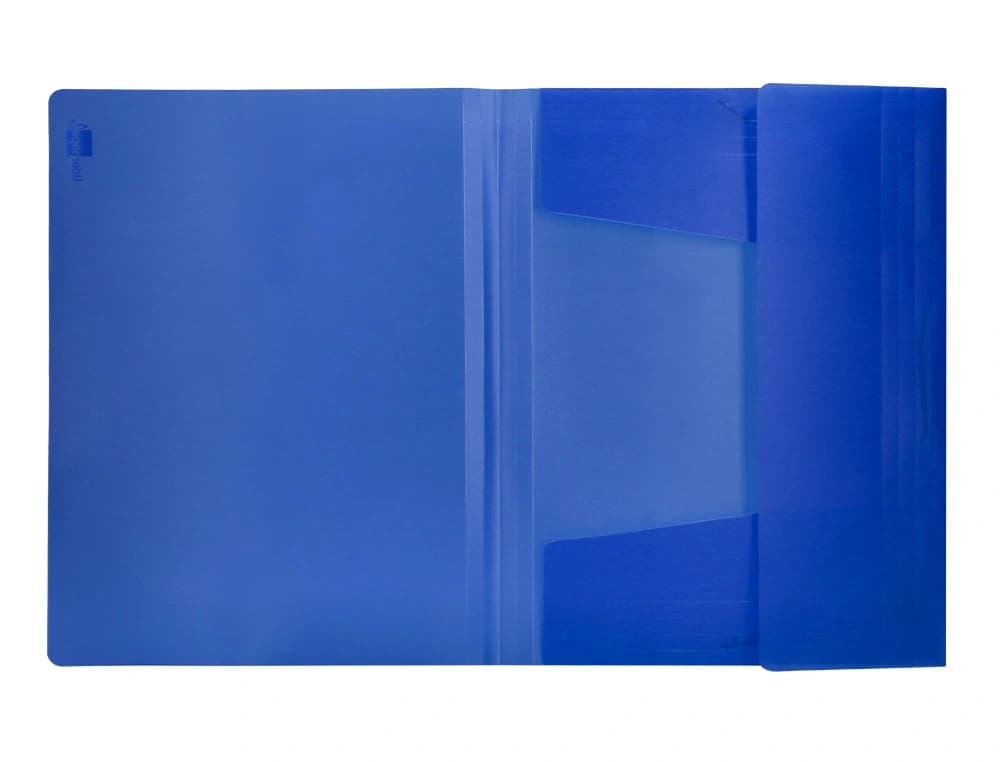 Carpeta liderpapel gomas tres solapas polipropileno din a4 translucido