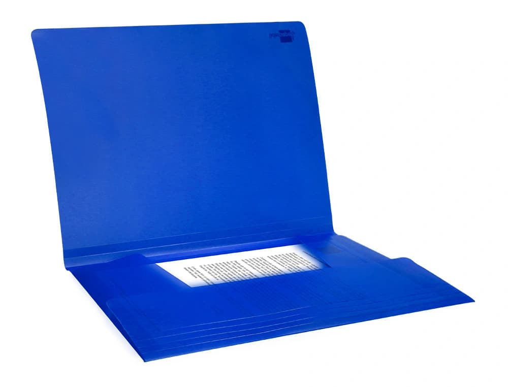Carpeta liderpapel gomas tres solapas polipropileno din a4 translucido