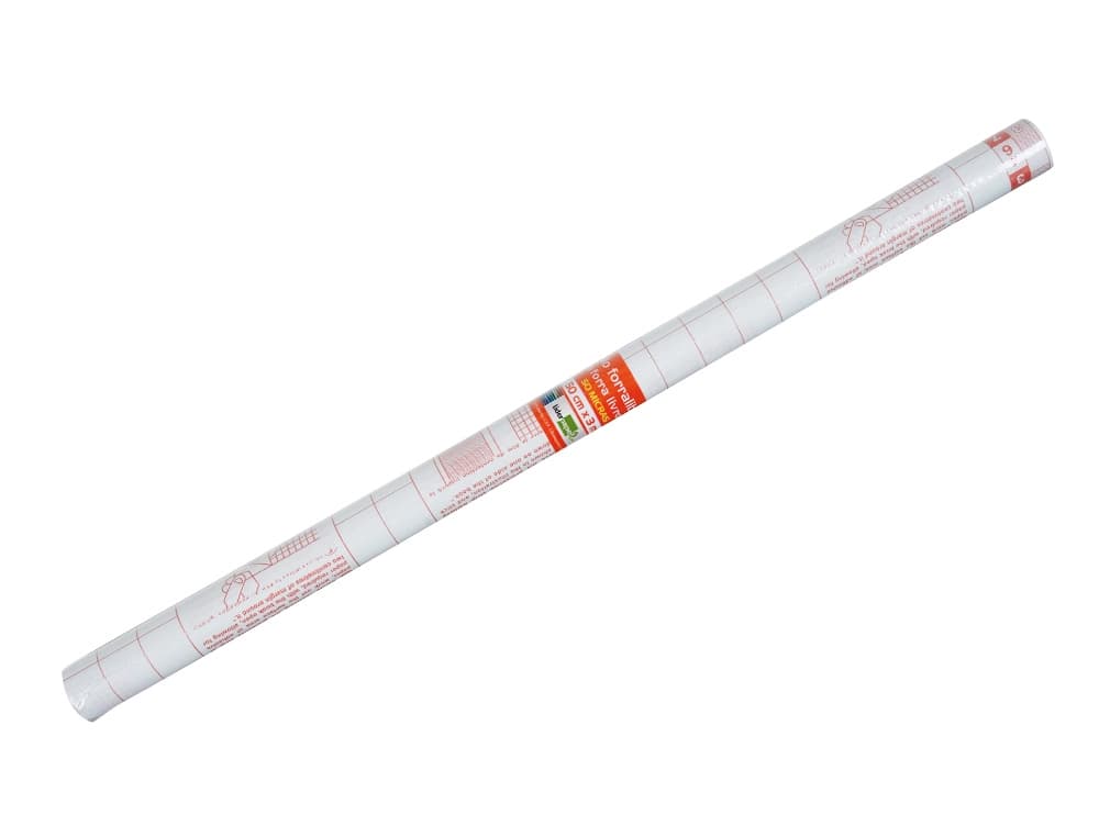 Rollo plastico adhesivo liderpapel 0.50x5 mt 50 mc forralibros removible