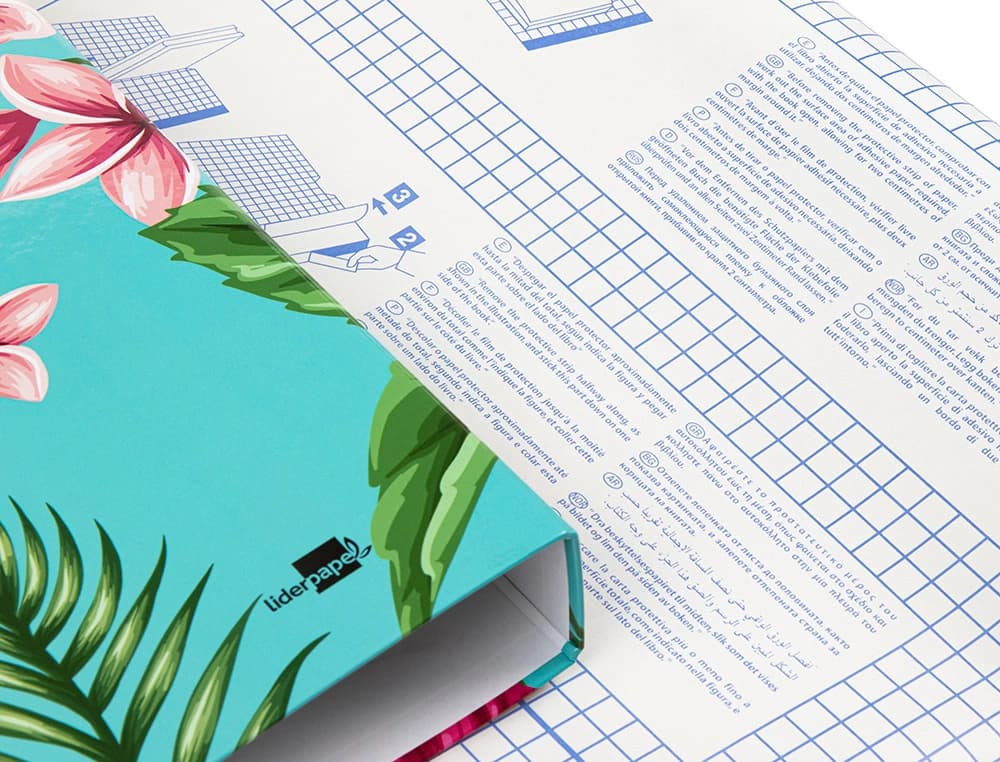 Rollo plastico adhesivo liderpapel 0.50x20 mt 80 mc removible