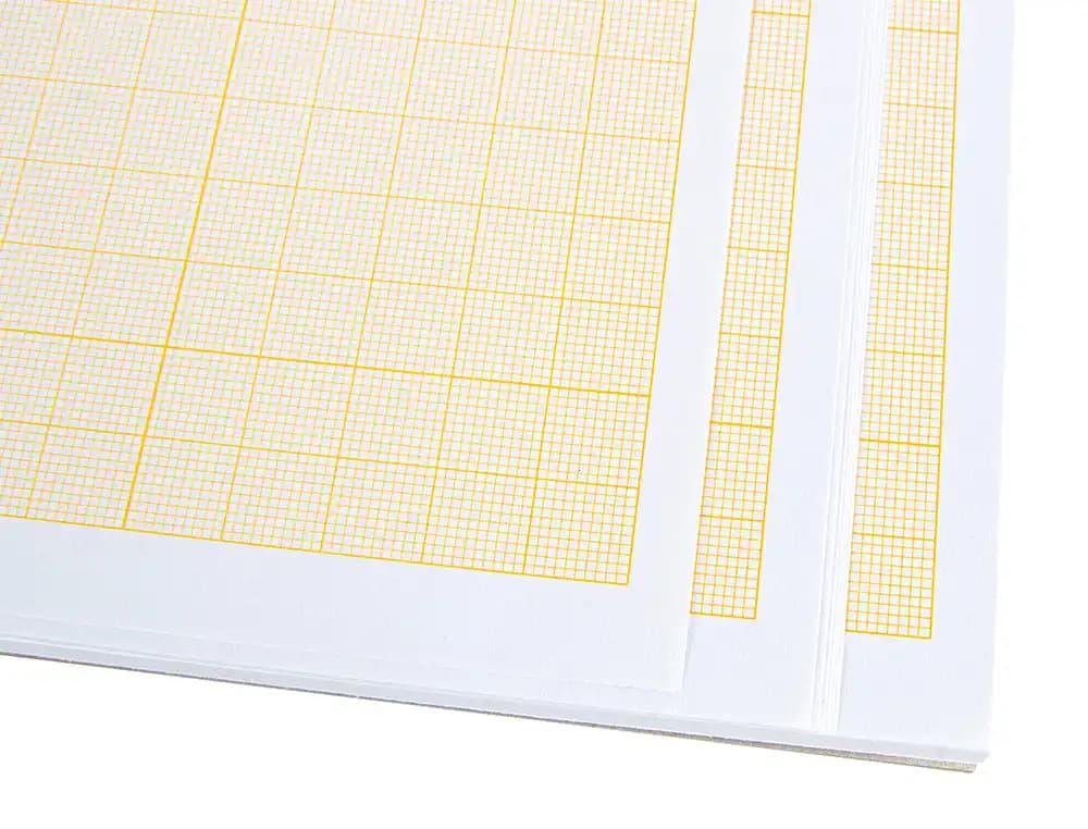 Bloc papel milimetrado liderpapel encolado 210x297 mm 50 hojas 80g/m2
