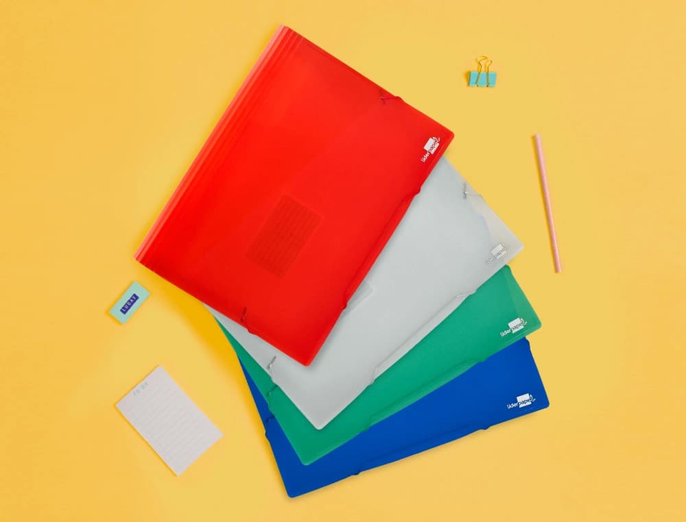 Carpeta liderpapel clasificador fuelle polipropileno din a4 opaco 13 departamentos