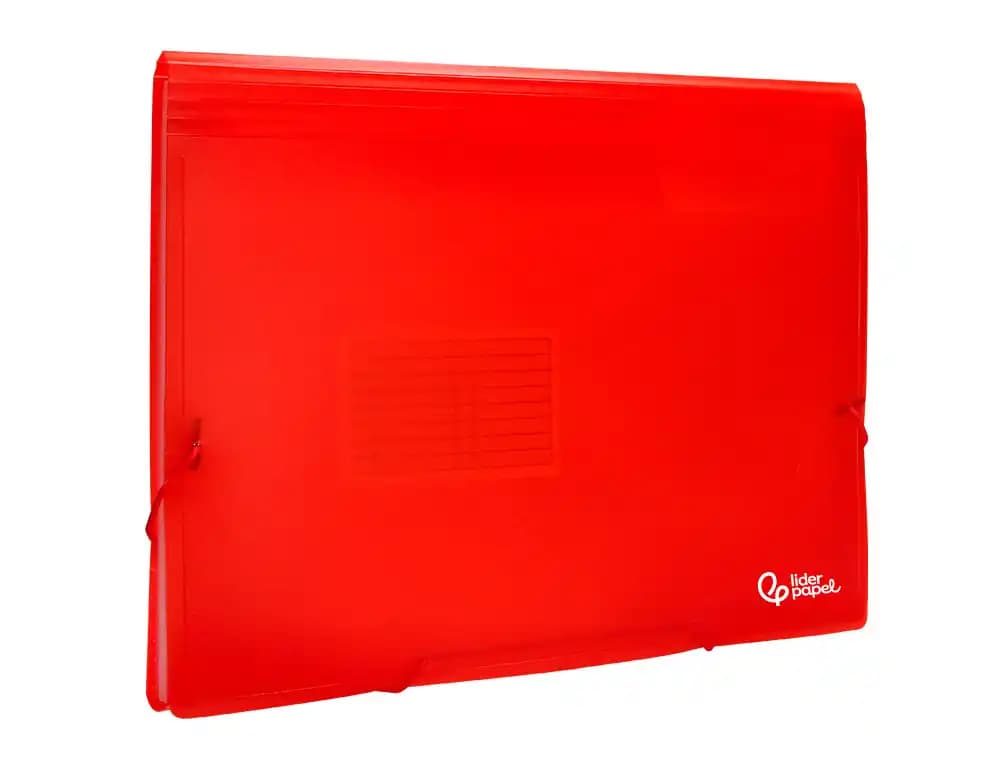 Carpeta liderpapel clasificador fuelle 32110 polipropileno din a4 transparente 13 departamentos