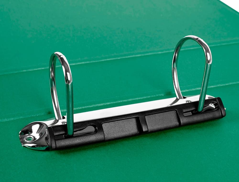 Módulo Liderpapel de 3 archivadores tamaño folio con 2 anillas mixtas de 40 mm – Verde