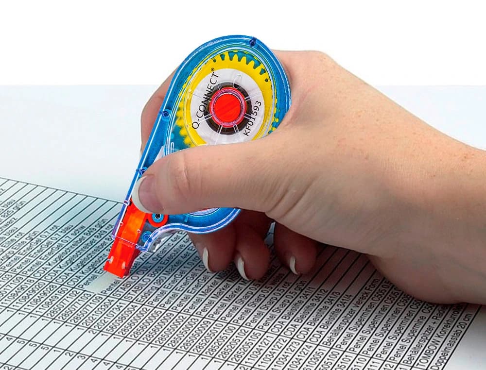 Corrector q-connect cinta blanco 5 mm x 8 mt