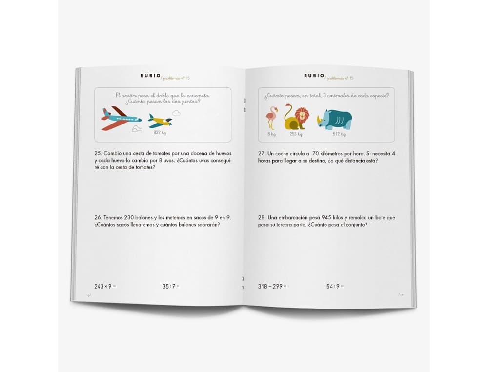 Cuaderno rubio problemas nº 15