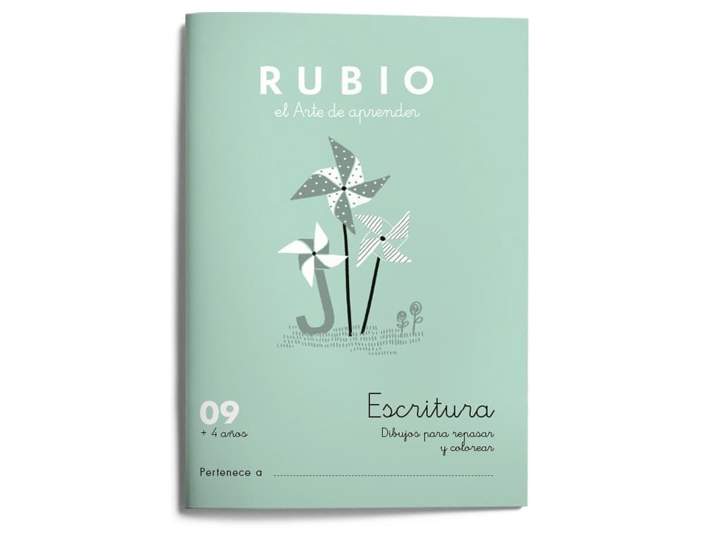 Cuaderno rubio caligrafia nº 09