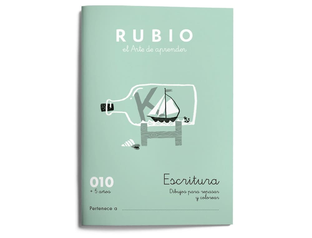 Cuaderno rubio caligrafia nº 010