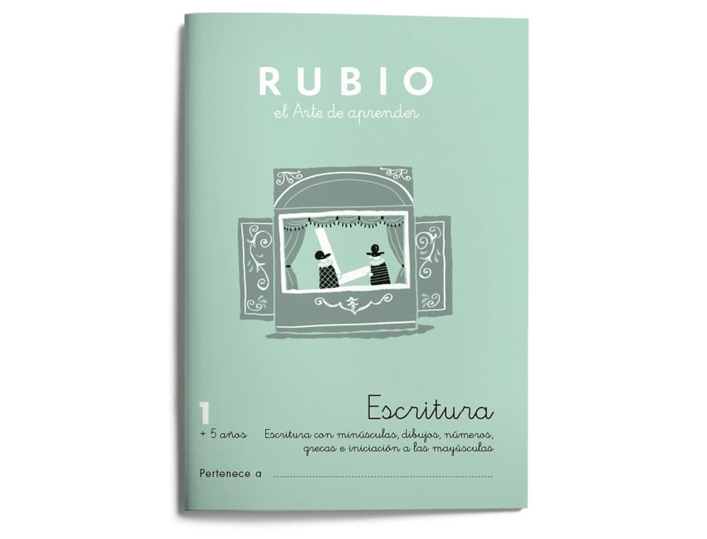 Cuaderno rubio caligrafia nº 1