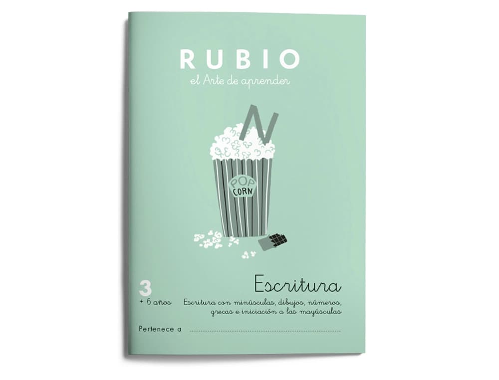 Cuaderno rubio caligrafia nº 3