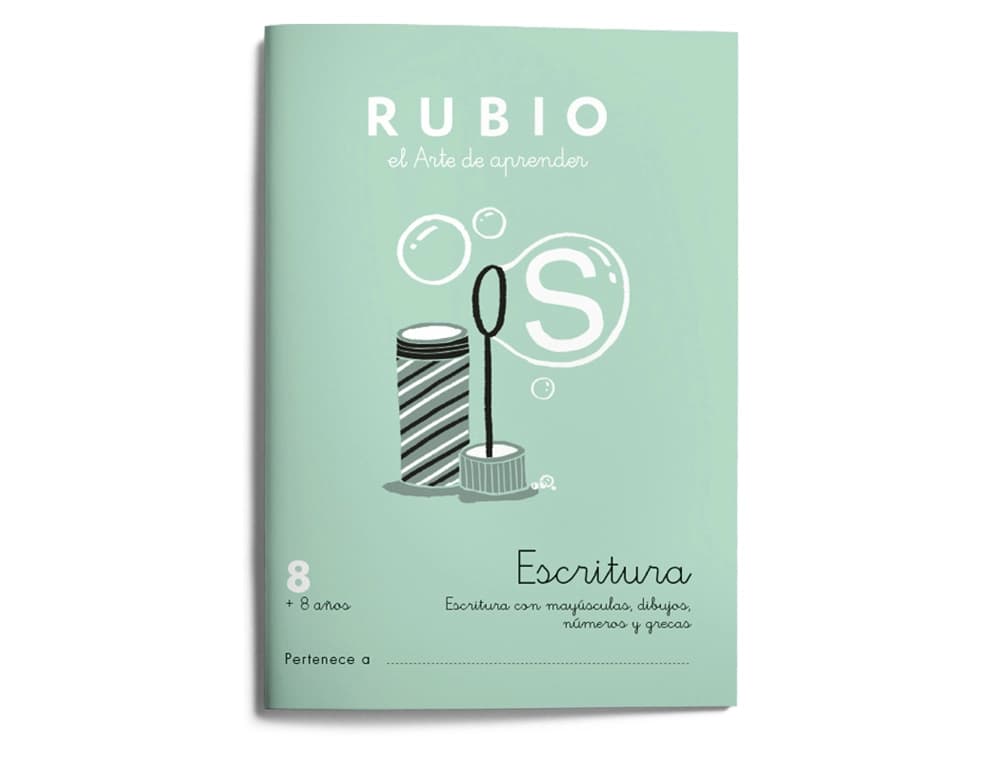 Cuaderno rubio caligrafia nº 8