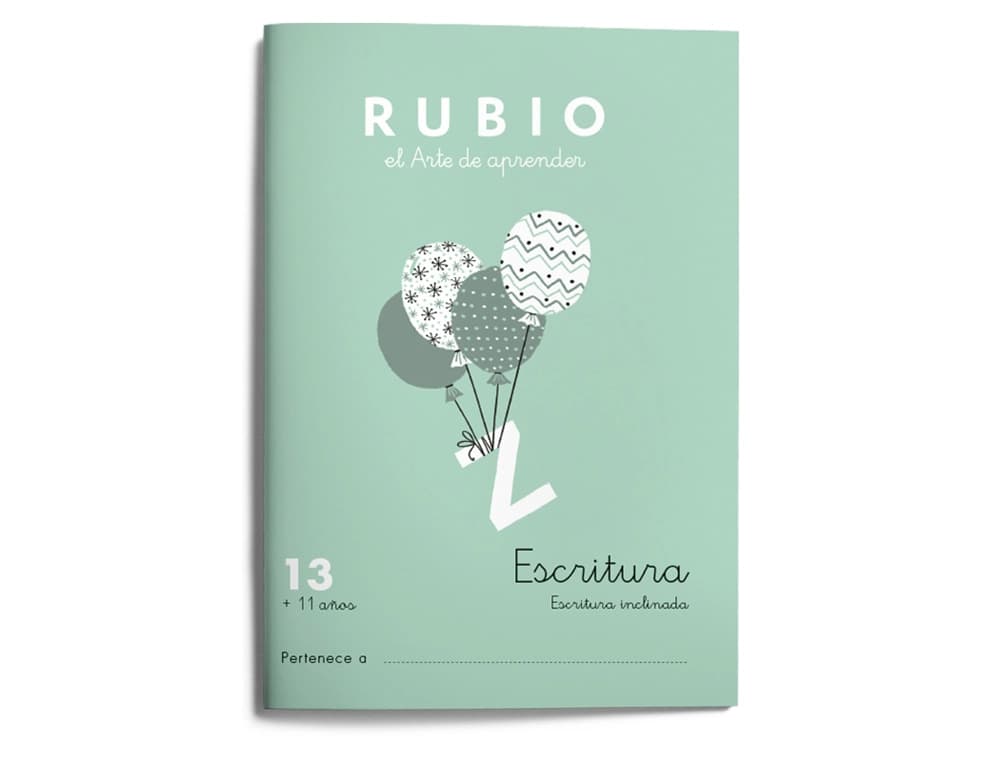 Cuaderno rubio caligrafia nº 13