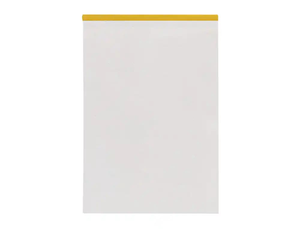 Bloc notas liderpapel encolado a4 rayado horizontal 50 hojas 80 gr color amarillo
