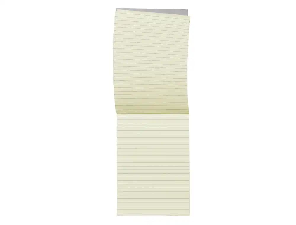 Bloc notas liderpapel encolado a4 rayado horizontal 50 hojas 80 gr color amarillo