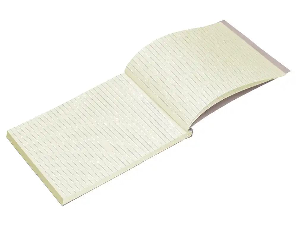 Bloc notas liderpapel encolado a4 rayado horizontal 50 hojas 80 gr color amarillo
