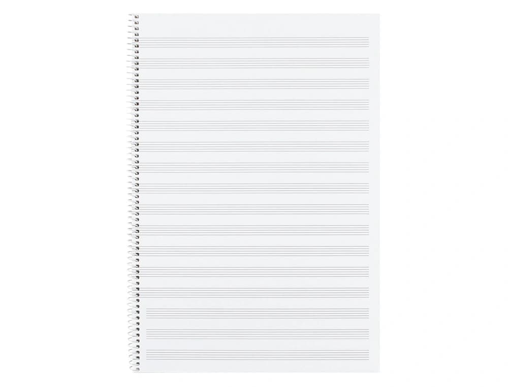 Bloc musica liderpapel pentagrama 3mm 20 hojas 100g/m2