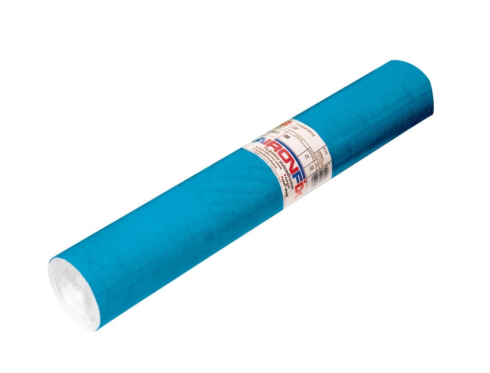 Rollo adhesivo aironfix unicolor azul mate medio 67014rollo de 20 mt