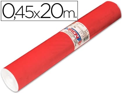 Aironfix Rollo adhesivo Aironfix unicolor rojo mate claro 67151 rollo de 20 m