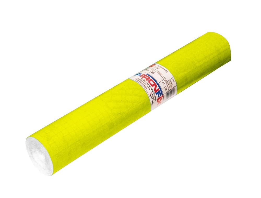 Rollo adhesivo aironfix unicolor amarillo brillo 67007rollo de 20 mt