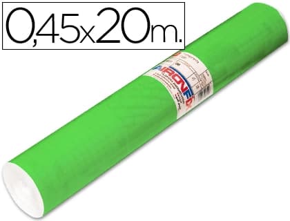 Aironfix Rollo adhesivo Aironfix unicolor verde medio 67005 rollo de 20 m