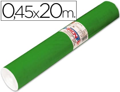 Aironfix Rollo adhesivo Aironfix unicolor verde brillo 67047 rollo de 20 m